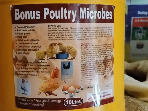 Organic Probiotic Poultry Microbes 10ltrs.