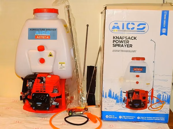 Aico 4 Stroke Petrol Knapsack 25 L