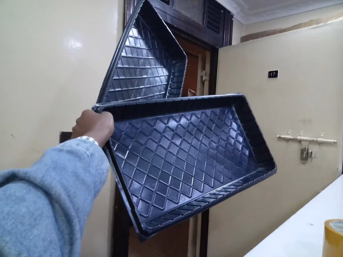 Hydroponic Trays for Continuous Production - No Holes