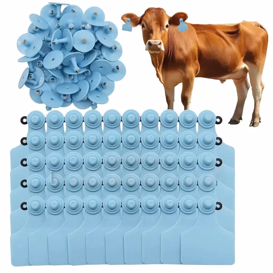 Medium Cattle Calf Identification Numbered Ear Tag