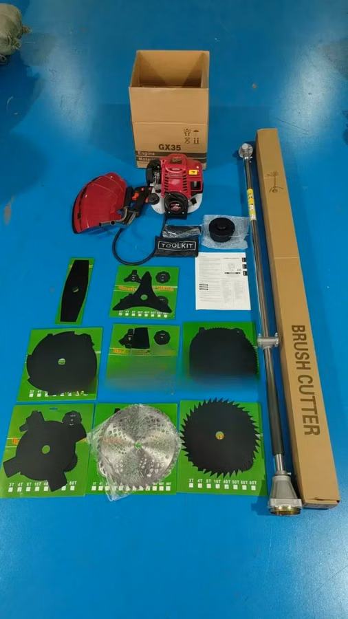 Sidepack 4stroke Brushcutter With 9blades