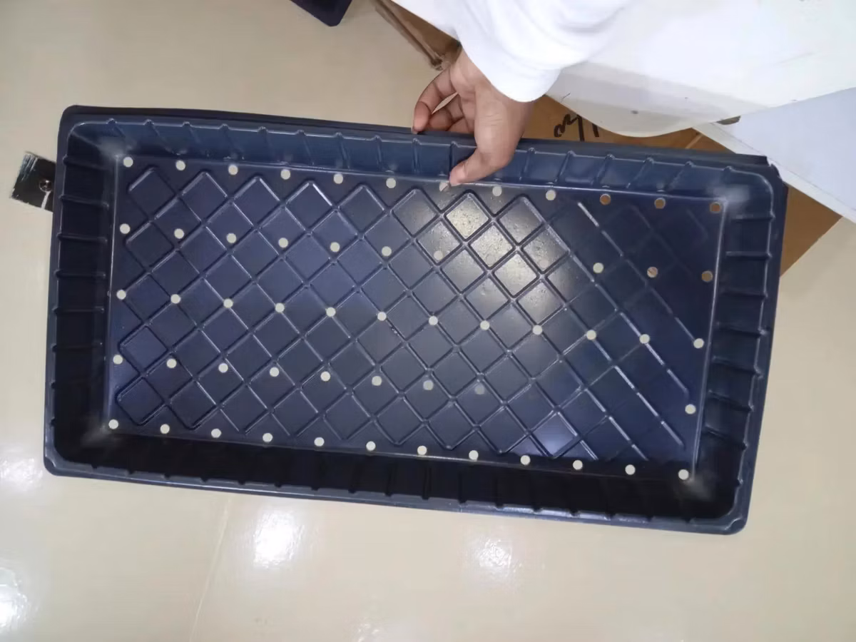 Fast-Drainage Hydroponic Trays - With Holes