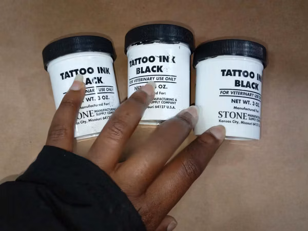 Black Tattoo Ink for Livestock
