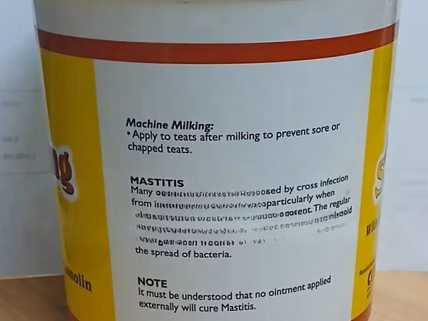 Milking Salve With Dichlorophene Lanonin