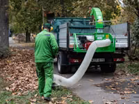 Aspirator de frunze montabil pe bortul remorcii (pentru captarea frunzelor in remorca) — Foto 2