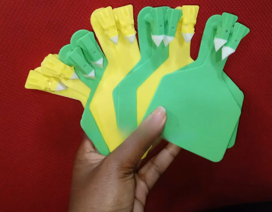 Livestock Green Z-Tags for Cattles
