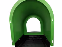 Cuibar din plastic pentru găini cu colector de ouă Des Champs NG02 Verde — photo 3